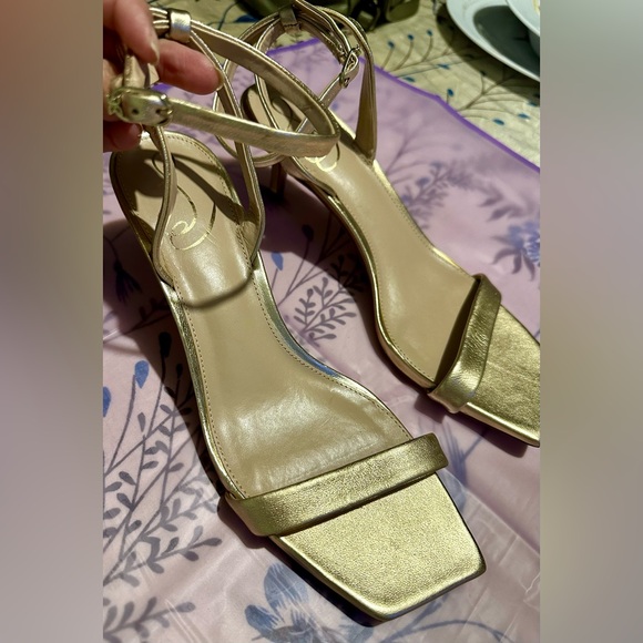 Elle Other - Elle Gold Strappy Heels Sam Edelman